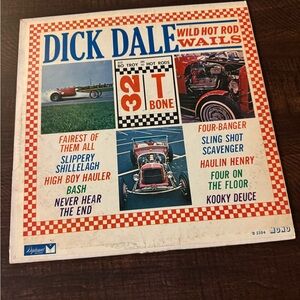 Dick Dale Wild Hot Rod Wails Vintage Vinyl Record